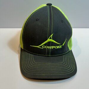 🩷 Richardson 112 Cowpoke Trucker Hat Charcoal & Neon Green OS